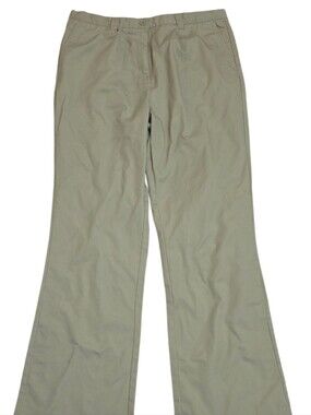 Izod Khaki/Tan Casual Cotton Blend Pants